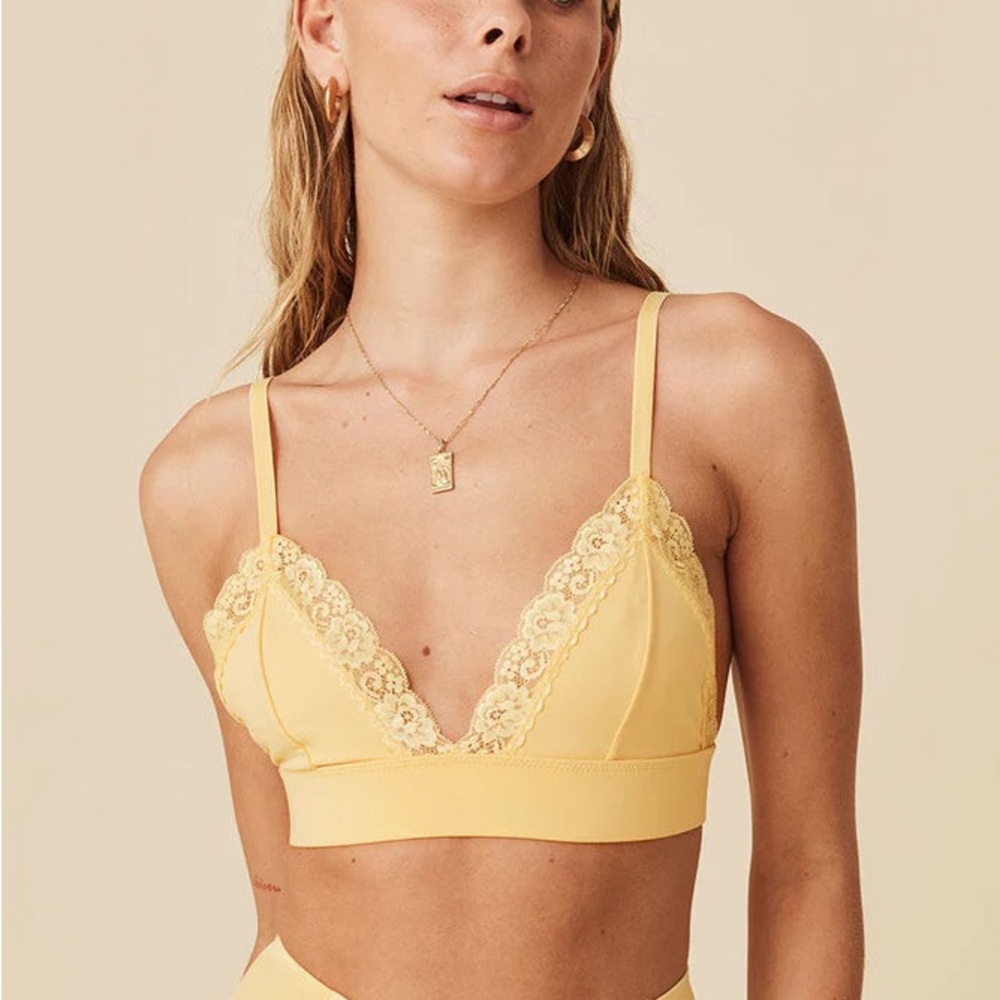 Spell Boudoir Lace Bra Honey